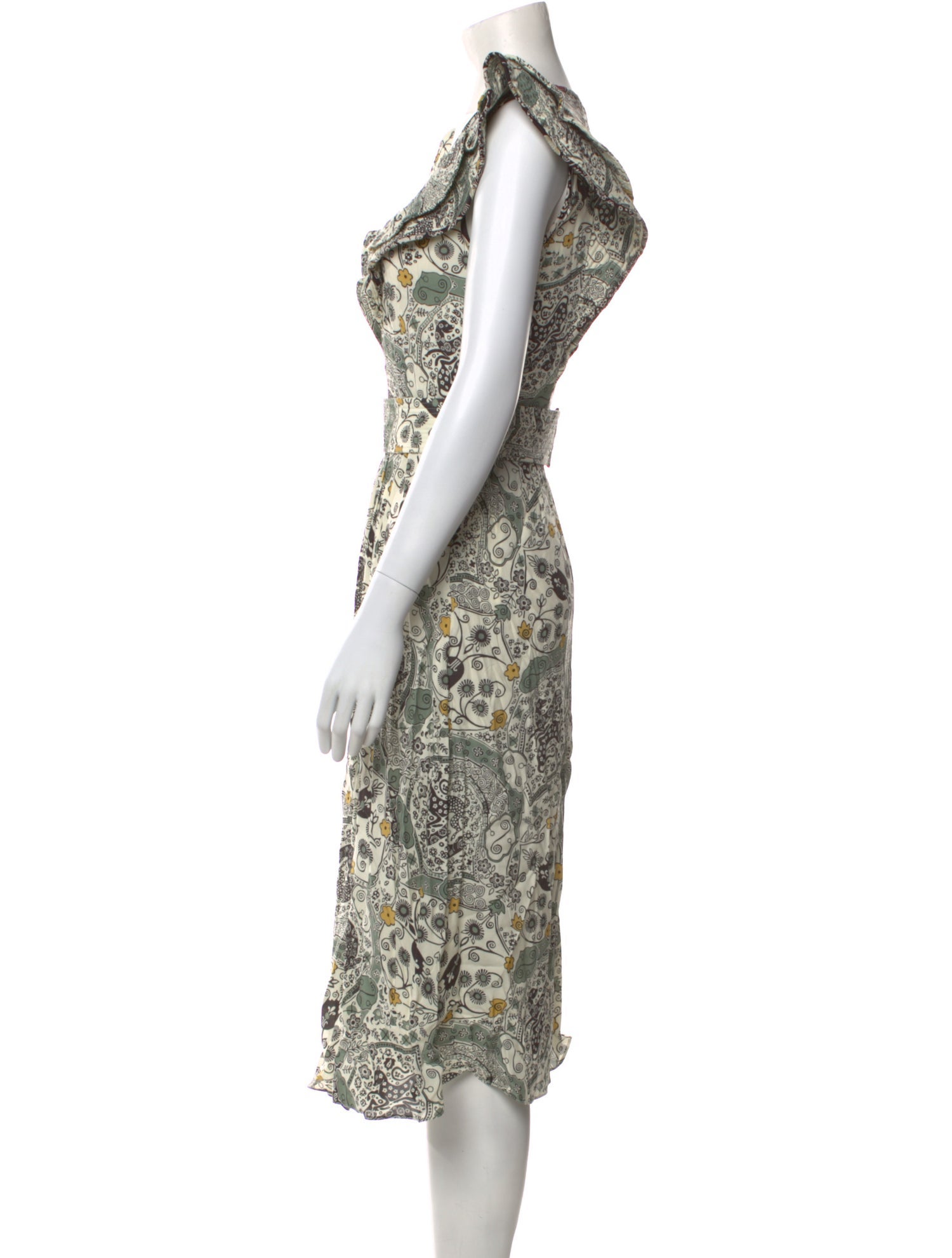 Étoile Isabel Marant Floral Print Midi Length Dress